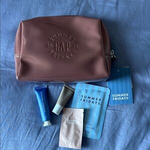 GAP Skincare Set with Pink Pouch